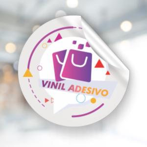 Adesivo Personalizado Vinil Branco  4x0 Brilho, Fosco Com Recorte Especial 